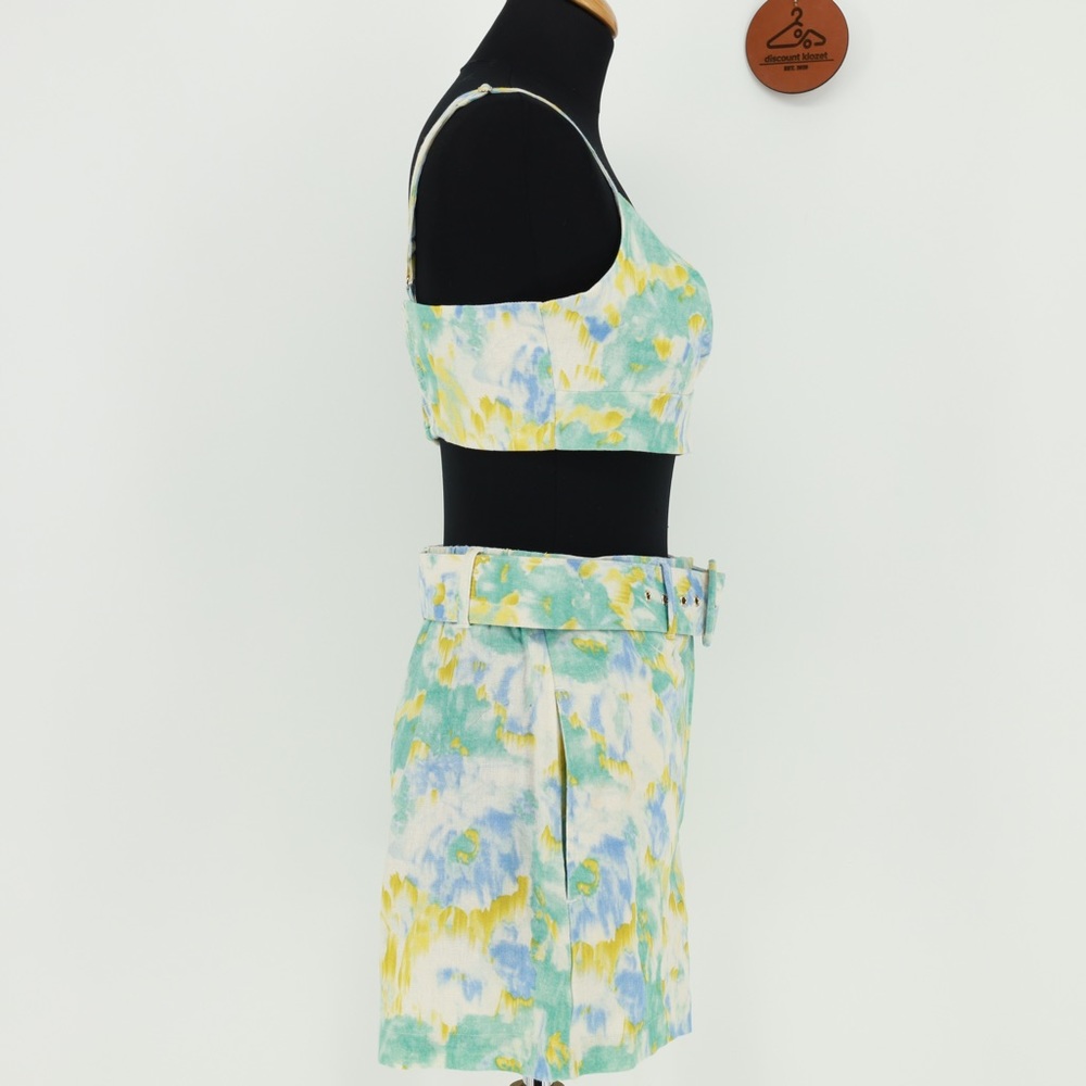 CHRISTIAN LACROIX‎ Linen Blend Shorts Set - Picture 3 of 8